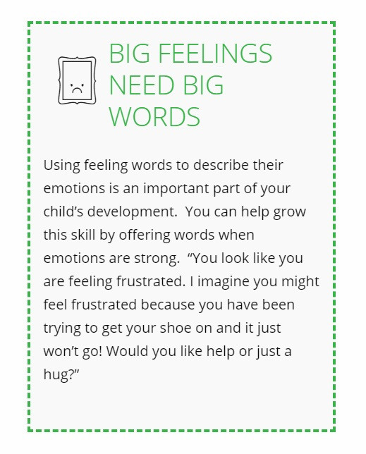 Big Feelings Need Big Words