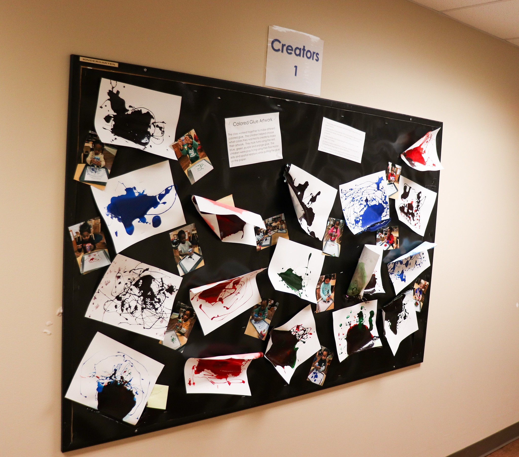 display childrens work