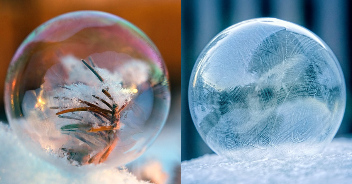 Frozen Bubble Blowing