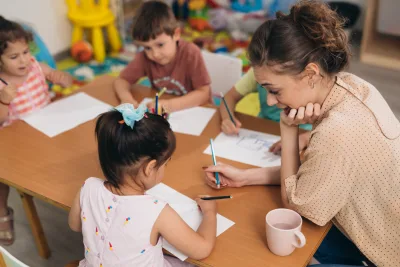 Children at childcare