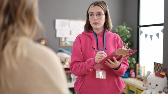 teacher having a difficult conversation